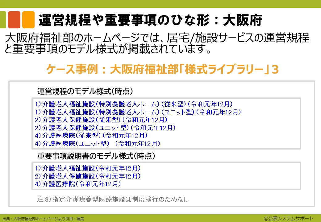 運営規程や重要事項のひな形5_9