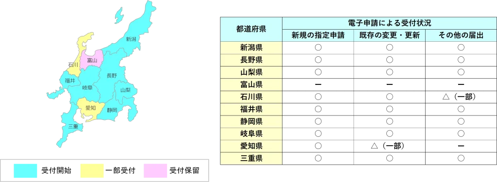 ：中部・北信越エリア