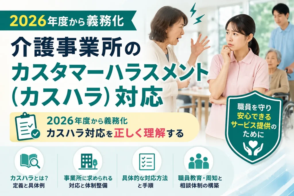 2026年度からのカスハラ対応ガイド