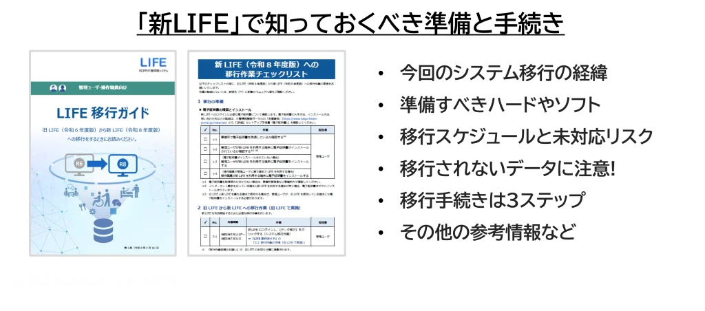 「新LIFE」で知っておくべき準備と手続き