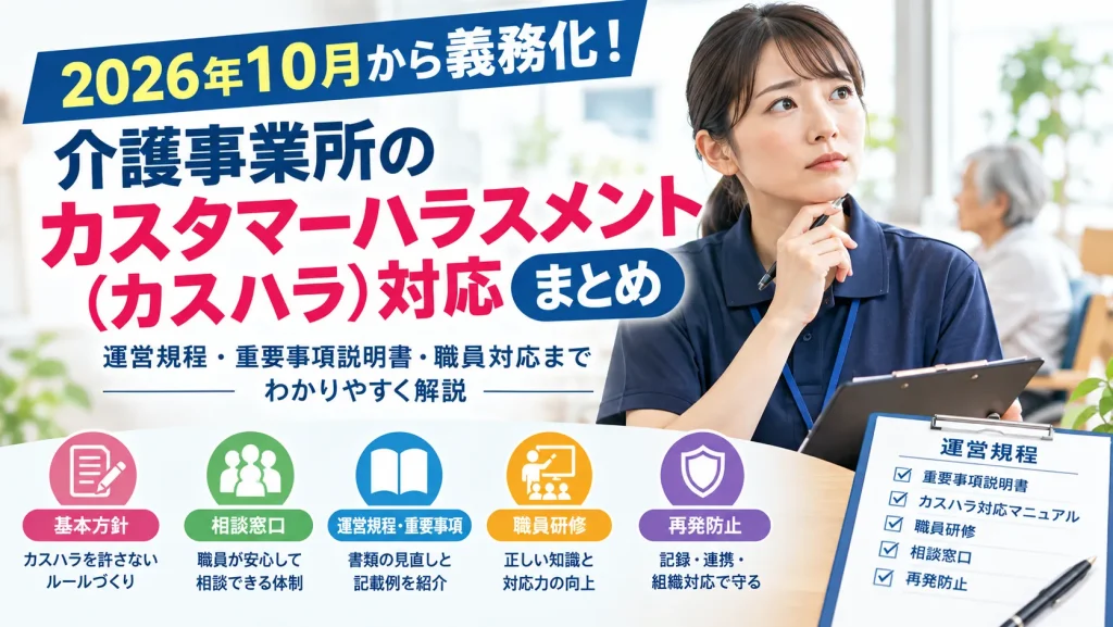 介護現場のカスハラ対応ガイド